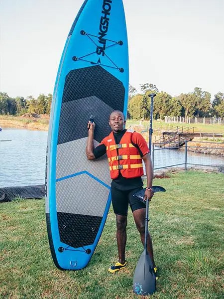Stand Up Paddle Boarding (SUP) - Did you ever ask is there paddle board near me 2 - Maji Magic - Aqua Park - Nairobi Kenya - Top Things To Do Nairobi